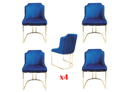 Dining Chair Room Set Seating Set 4x Chairs Modern Upholstery Design new