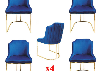 Dining Chair Room Set Seating Set 4x Chairs Modern Upholstery Design new