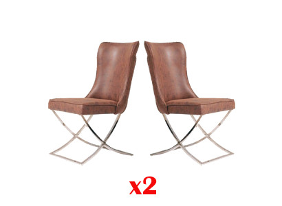 Dining room Chair Suite Armchair Gastro Design 2x Chairs Group Upholstery