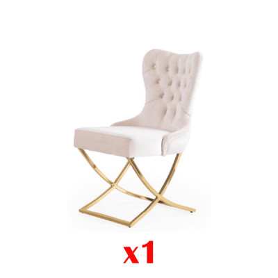 Dining room Chair 1 Seater Armchair stainless steel Luxury Modern Furniture Design