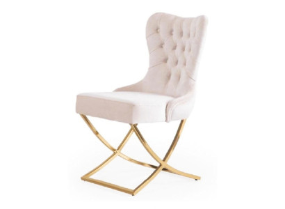Dining room Chair 1 Seater Armchair stainless steel Luxury Modern Furniture Design