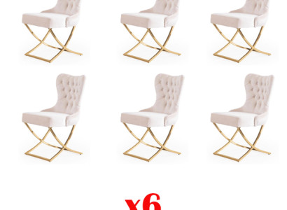 Suite Chairs 6x Upholstery Design Lounge Seat Lehn Group Furniture Chairs