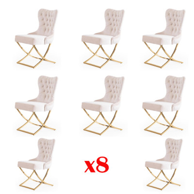 Dining room Chair Set Chairs Suite Complete Group Dining room Suite 8x Piece
