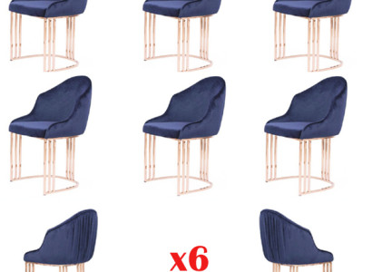 Chairs Set Group Chairs Suite 6x Groups Armchair Chair Upholstery Hotel Textile