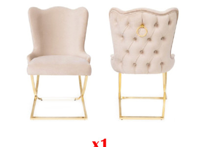 Lounge Club without Armrests Luxury Modern Chair 1x Dining room Lehn Armchair