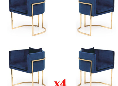 Chair 4x Upholstery Chair TV Lounge Club Suite Seat Armchair Dining