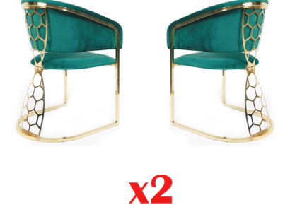Upholstery Armchair Chair Dining room Restaurant Club Group 2x Lounge Armchair