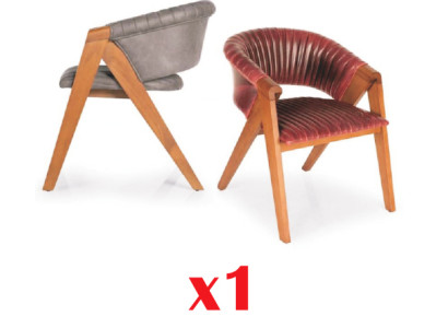 Dining room Restaurant Design Chair 1x Chairs Armchair Group Fabric Textile