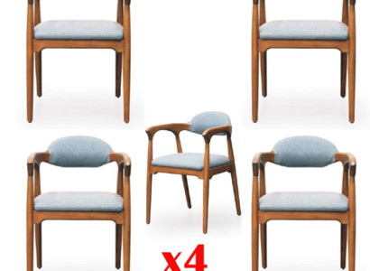 Dining room Suite 4x Chair Set Chairs Lehn Suite Dining set Furniture Group