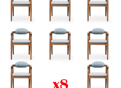 Suite Complete Group Chair Group 8 Piece Dining room Chairs Set