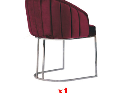Modern Armchair Chair 1x Dining room TV Lounge Upholstered Chair Textile