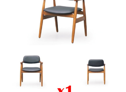 Dining room Chairs Lehn Textile Wood Modern new Seat Upholstery Suite