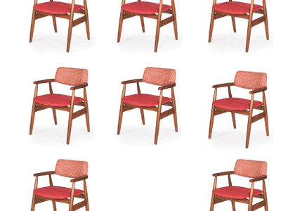 Luxury Furniture Suite Dining room Chair 8 Chairs Group Italian Style