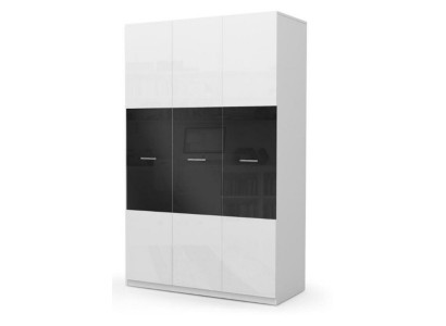 Wardrobe Shelf Wardrobe for Bedroom Children Youth Black