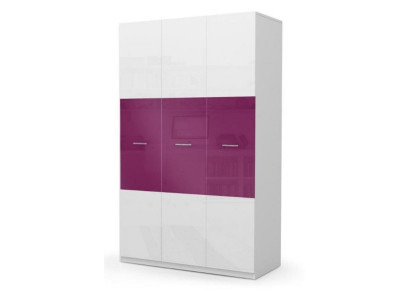 Wardrobe Wardrobe Children Childrens room Unisex Childrens room Furniture Lila White