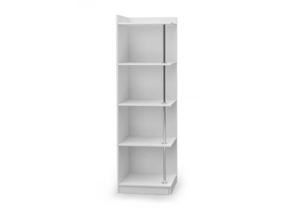 Shelf Bookcase Corner Cabinet Wardrobe Wood for Childrens room Youth Room White