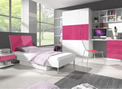 Shelf Bookcase Corner Cabinet Wardrobe Wood for Childrens room Youth Room Furniture