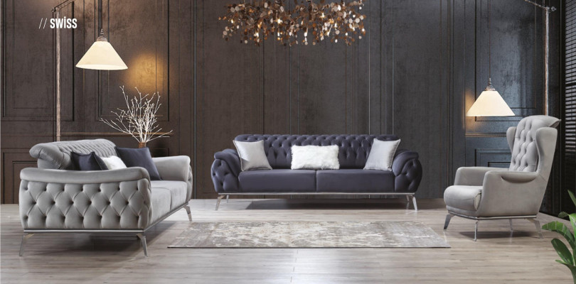Chesterfield Sofa Couch Three Seater Couches Luxury Furniture Furnishings