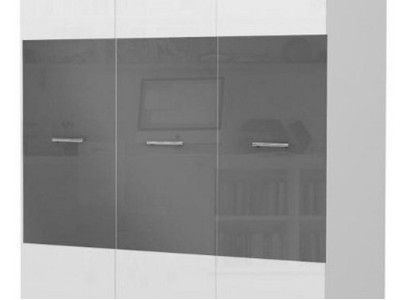 Gray Wardrobe Cabinets Wardrobe High Gloss Clothes cabinets Childrens room