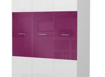 Purple Wardrobe Cabinets Wardrobe Wood High Gloss Clothes cabinets Childrens room