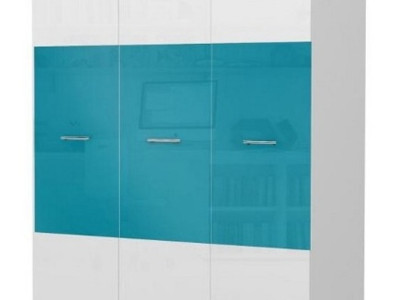 Cabinets Wardrobe Wood Wardrobe Design Blue Clothes cupboards Childrens room