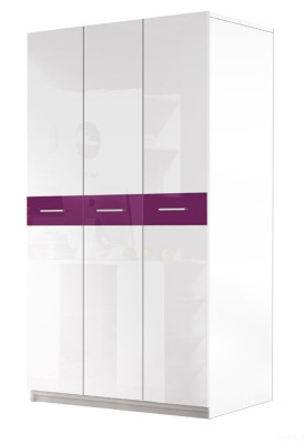 Wardrobe Cabinets Wardrobe High Gloss Clothes cabinets Childrens room Purple new