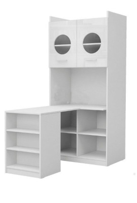Corner desk Modern Desk Wood Youth Childrens room White Furniture Design