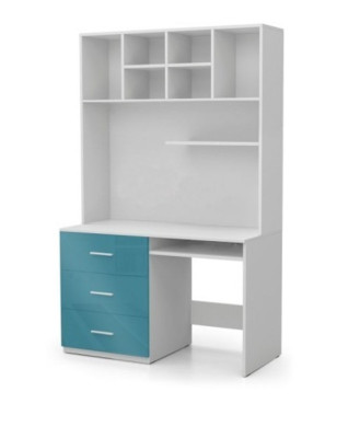 Office desk with drawers PC table modern style 2-piece desk wardrobe tables