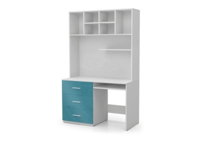 Office desk with drawers PC table modern style 2-piece desk wardrobe tables