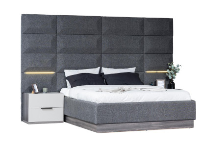 Bed Double bed Beds Furniture Furnishings new Furniture Design High Gloss Bedroom