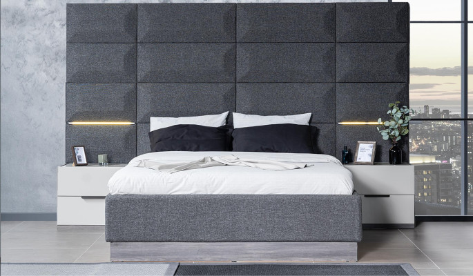Bed Double bed Beds Furniture Furnishings new Furniture Design High Gloss Bedroom