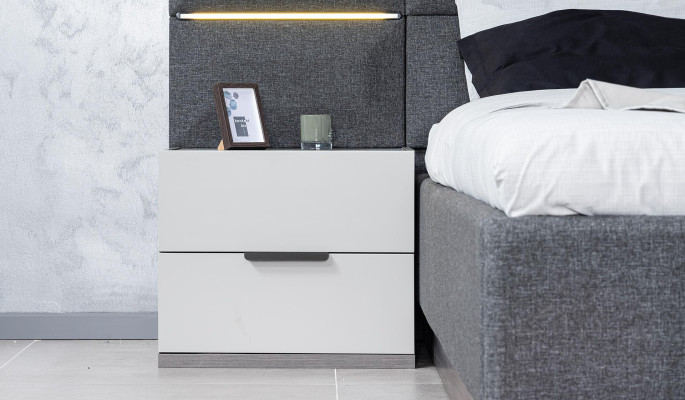 Bedroom Set Furniture Bed 2x Bedside table Wardrobe Furniture Complete Set 5pcs