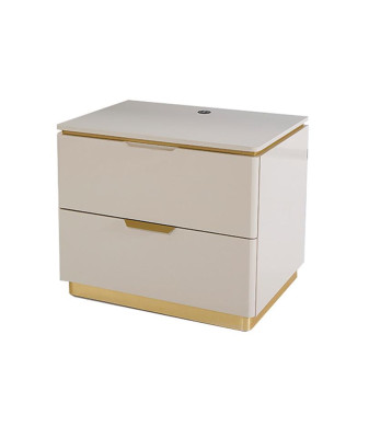 Luxury Bedroom Set Bed Bedside table Chest of drawers Mirror Wardrobe 7-piece Furniture