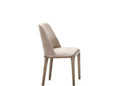 Luxury Design Upholstery Chair Chairs Seat Dining room Wood Textile Armchair Real wood