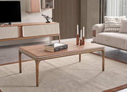 Designer Coffee table Table modern Coffee table Wood Living room Beige