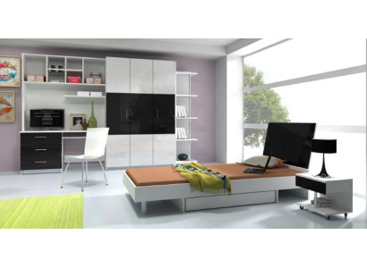 Youth Room 7 tgl Complete's Bedroom Children Bed Wardrobe Desk RAJ3