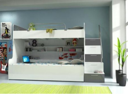 Double bunk bed Bunk bed Double bed Youth Bed Beds Loft Beds Furniture Immediately