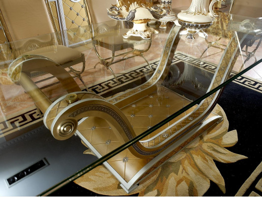 Dining room Set Dining room Table 4 Chairs Chair Suite Baroque Rococo Wood Tables