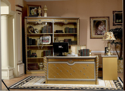 Office Furnishings Study room Office Furniture Table Wardrobe Armchair 3-piece Set Suite
