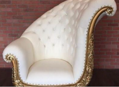 Throne Armchair Royal Upholstery Chairs Chesterfield Velvet 1 Seater Antique Style