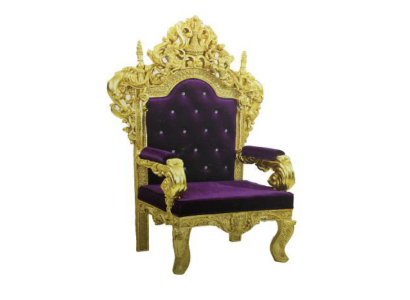 Chesterfield Throne Armchair Royal Upholstery Velvet 1 Seater Antique Style Chairs