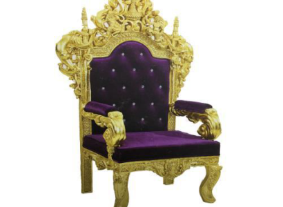 Chesterfield Throne Armchair Royal Upholstery Velvet 1 Seater Antique Style Chairs