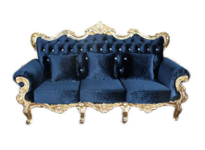 Throne Sofa Royal Upholstery Chesterfield Velvet 3 Seater Antique Style Sofas new