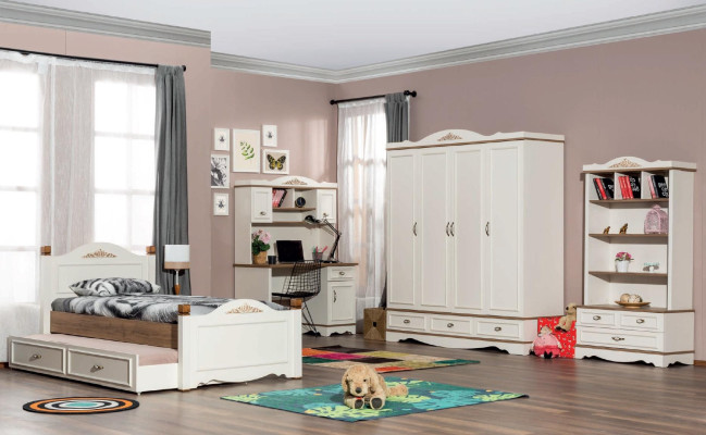 Desk White Childrens room Youth Room Luxury Design Tables Modern new