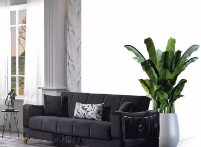 Sofa 3-Seater Couch Fabric Sofa Seat Furniture Upholstered Sofa Lounge Sofa Armrest