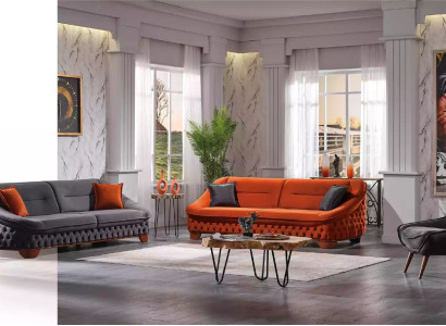 Sofa set 3+3+1 Seater Luxury Modern Set Design Sofas Upholstery Chesterfield