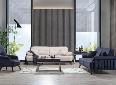 Luxury 4 pieces Sofa set Modern Sofa 3 + 3 + Armchair + Coffee table Living room Set