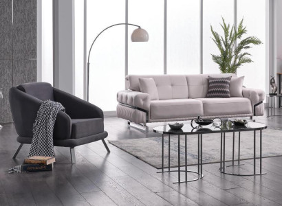 Living room sofa set three seater armchair luxury couch set 3+1 seater