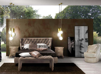 Bed Upholstery Design Luxury Double Hotel Beds Chesterfield Sleep Room