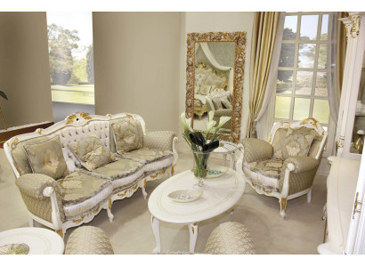 Classic Baroque Rococo Three Seater Sofa 3 Seater Couch Upholstery Sofas Couches